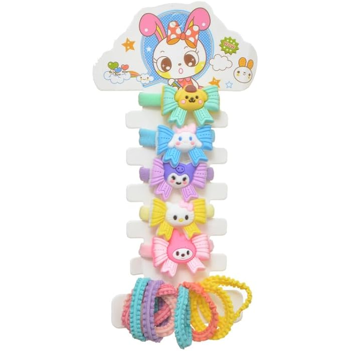 Astik Hair Tuck Set Of 13 Different Shapes For Girls, Multi Color, DR-A-118 - Image 1